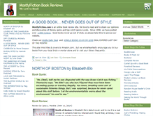 Tablet Screenshot of bookreview.mostlyfiction.com